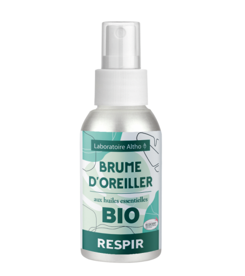 Brume d'oreiller respir aux huiles essentielles bio - 50 ml