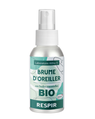 Brume d'oreiller respir aux huiles essentielles bio - 50 ml