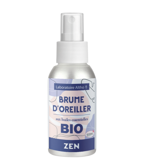 Brume d'oreiller zen aux huiles essentielles bio - 50 ml