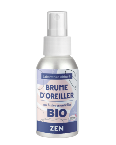 Brume d'oreiller zen aux huiles essentielles bio - 50 ml