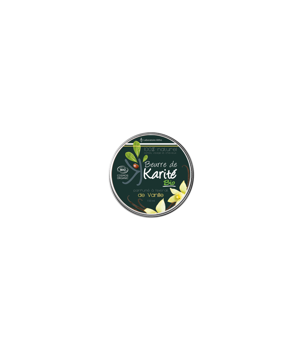 Beurre de karité - huile essentielle vanille - 150 ml