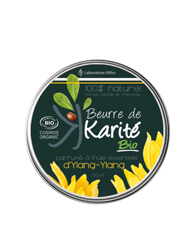 Beurre de karité - huile essentielle ylang-ylang - 150 ml