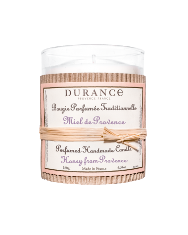 Bougie parfumée traditionnelle Miel de Provence - 180 gr - Maison Durance