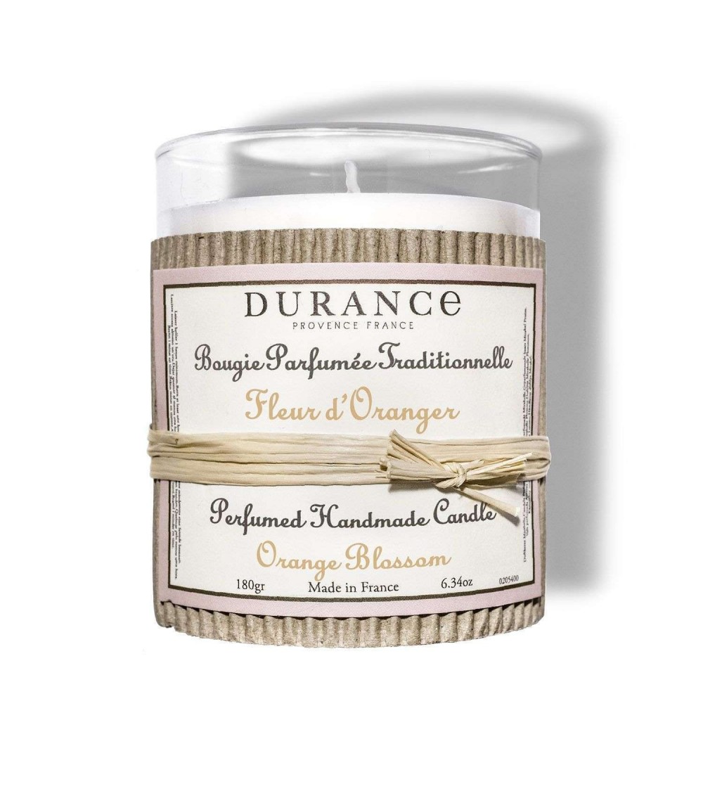 Bougie parfumée traditionnelle Fleur d'oranger - 180g - Maison Durance
